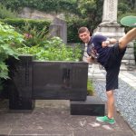 Roman Schumacher, Grabstätte Funakoshi, Kamakura