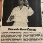 Ferenc Kalamasz SM-Silber