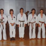 1979 Team-Kumite mit Roger Ernst, Jürg und Daniel Humbel, Gian-Carlo Maraffio